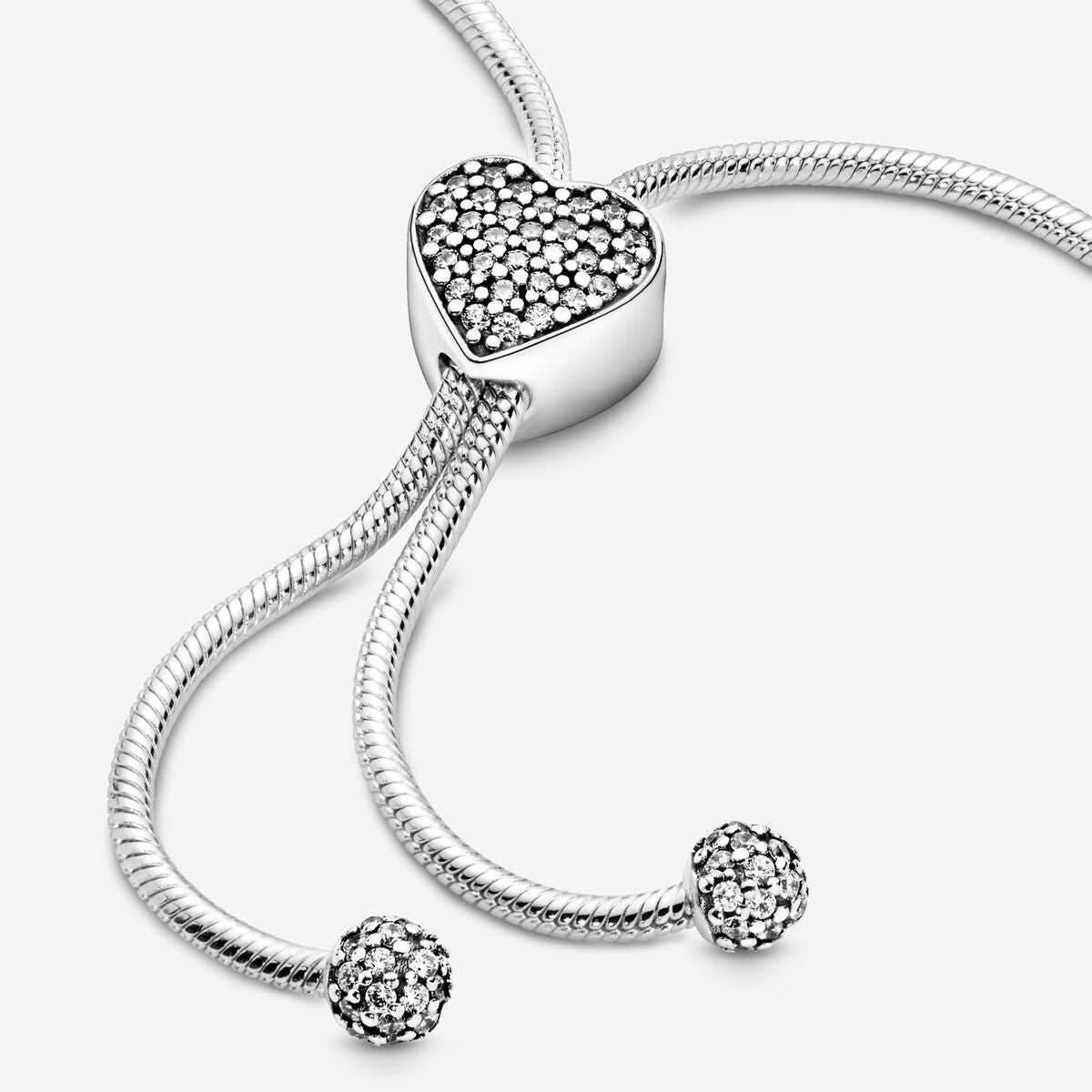 Pulsera Deslizable de Corazón
