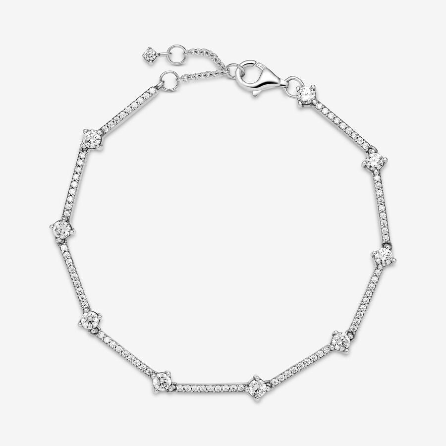Pulsera de Barras de Pave