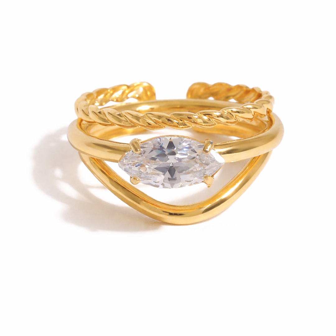 Anillo Duo Oval