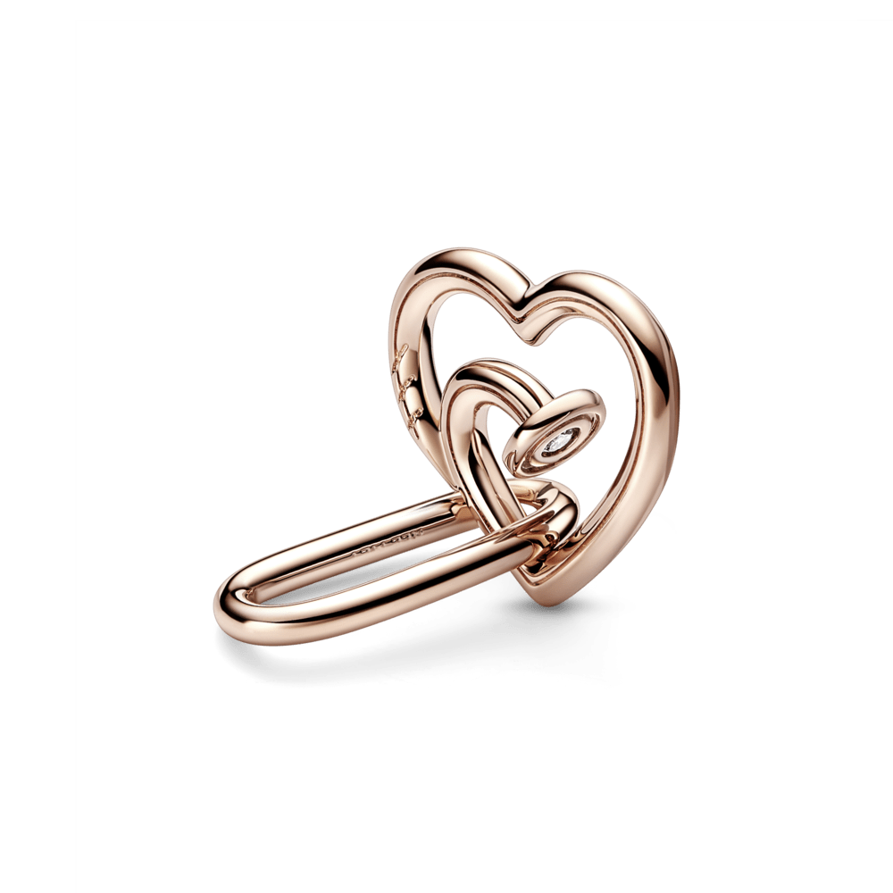 Charm Me Gold Rose Extension Corazón