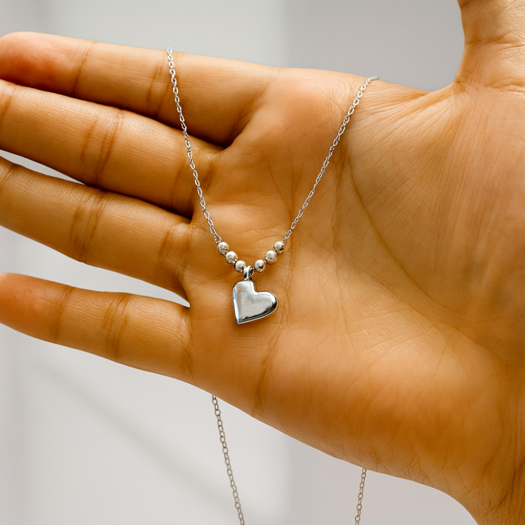 Collar Corazón Inflado