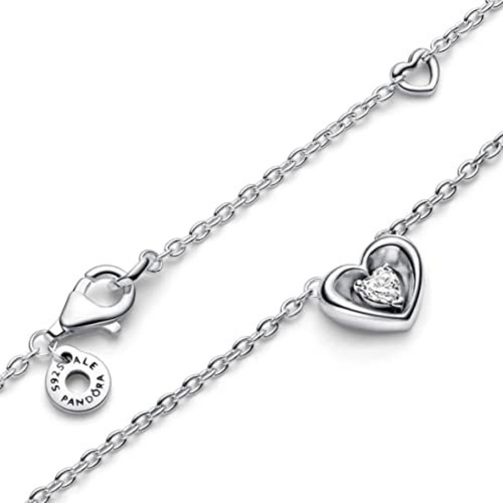 Collar Corazón Zirconia