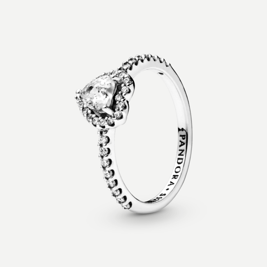 Anillo Corazón Zirconia