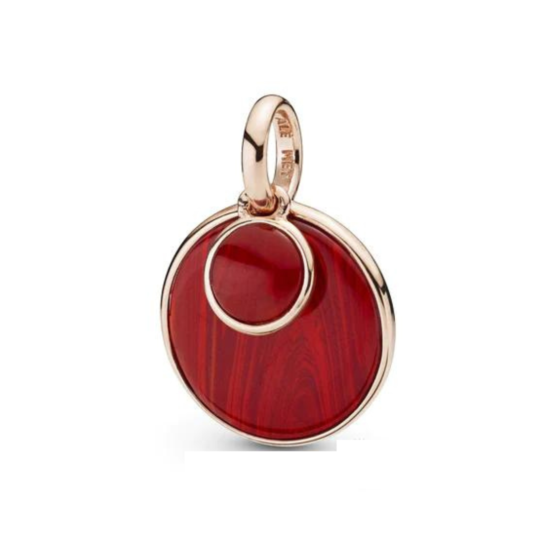 Charm Corazones Rojos