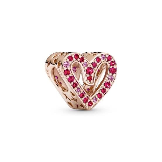 Charm Corazón Zirconia