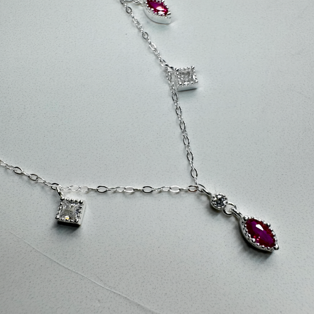 Collar Gotas Rojas