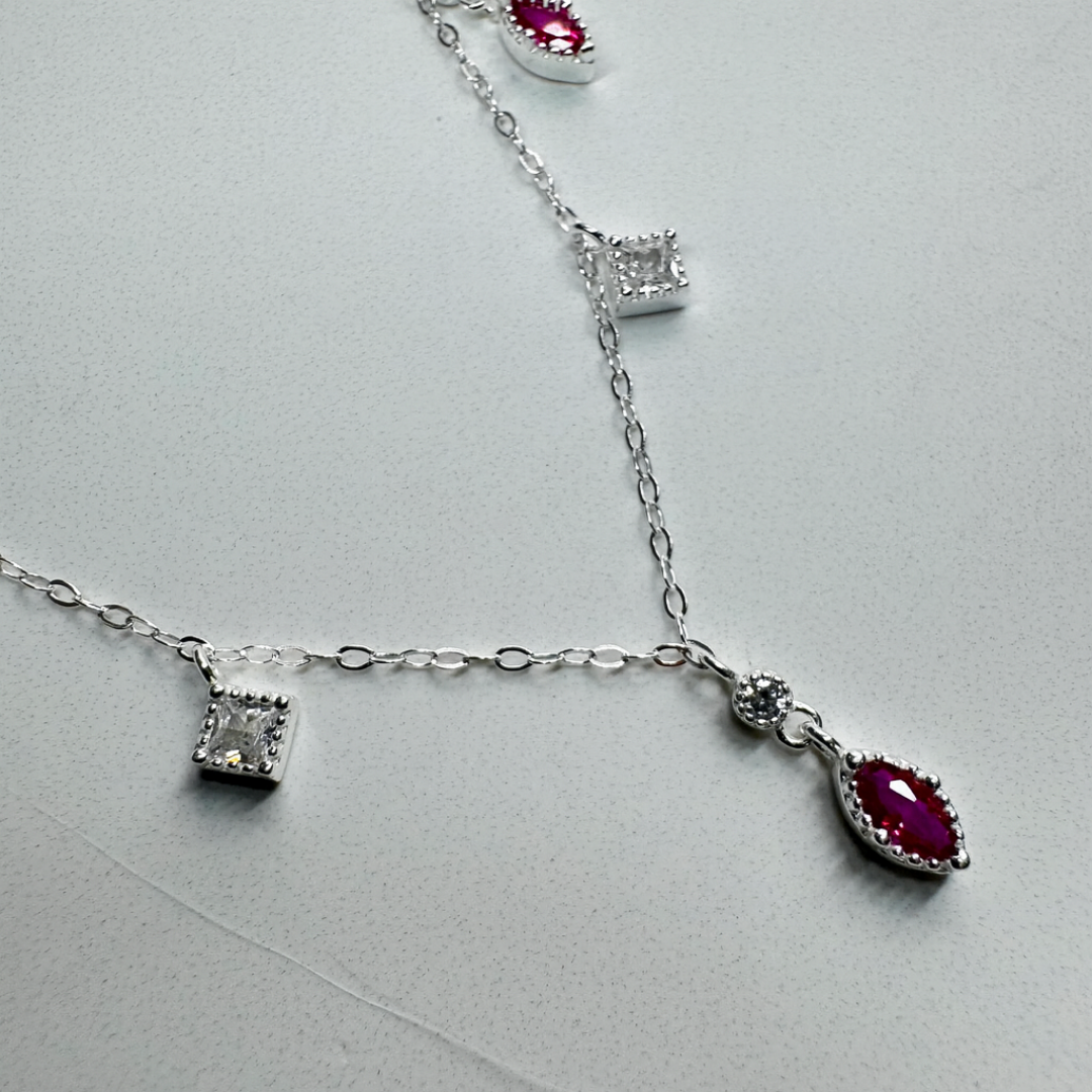 Collar Gotas Rojas