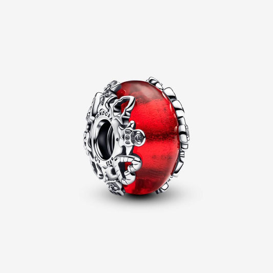 Charm Murano Rojo Navidad