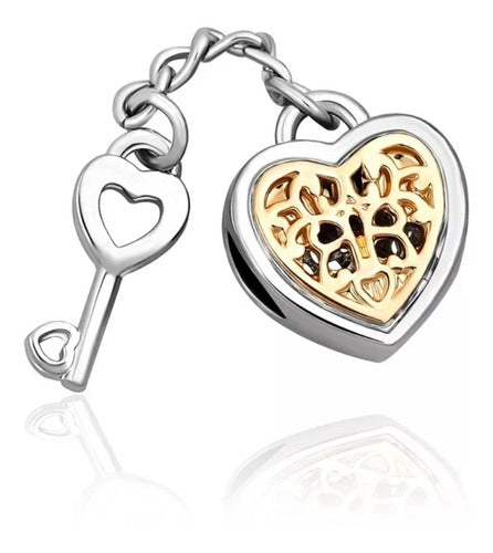 Charm candado y llave