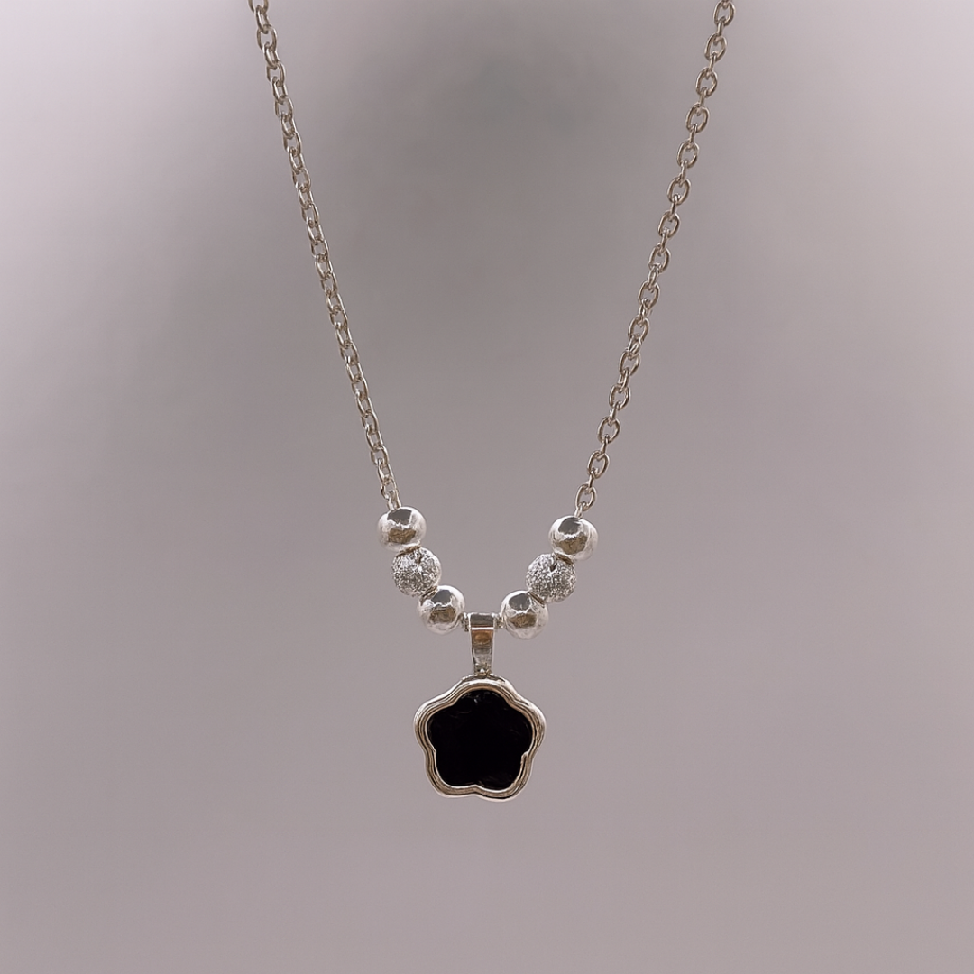 Collar Flor Zirconia