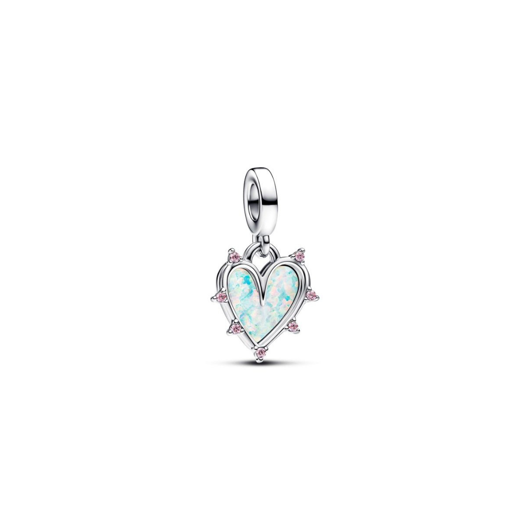 Charm Colgante Doble Amistad Opalescente