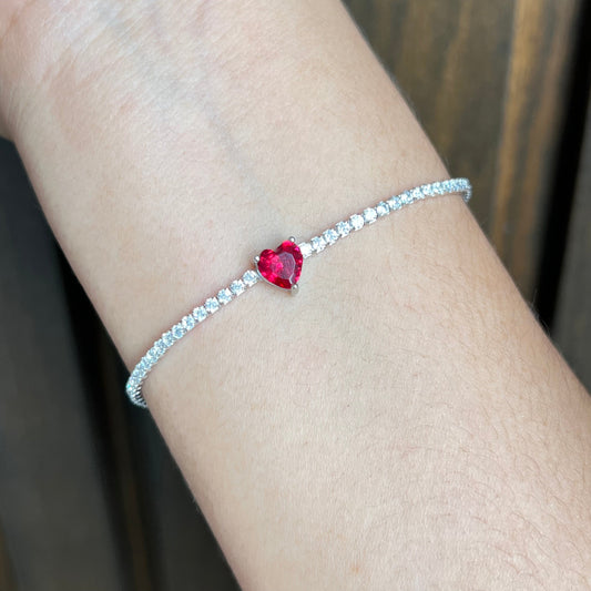 Pulsera Tenis Corazón