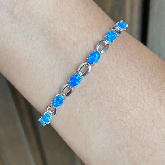 Pulsera Opalo Azul