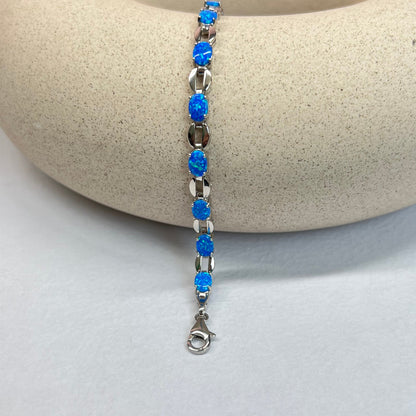 Pulsera Opalo Azul