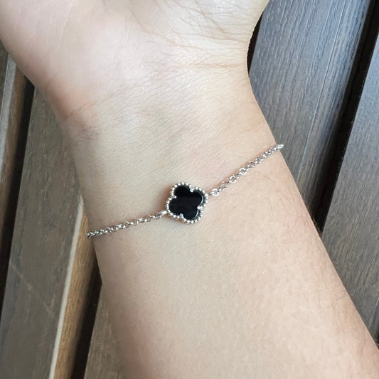 Pulsera Trébol Negro