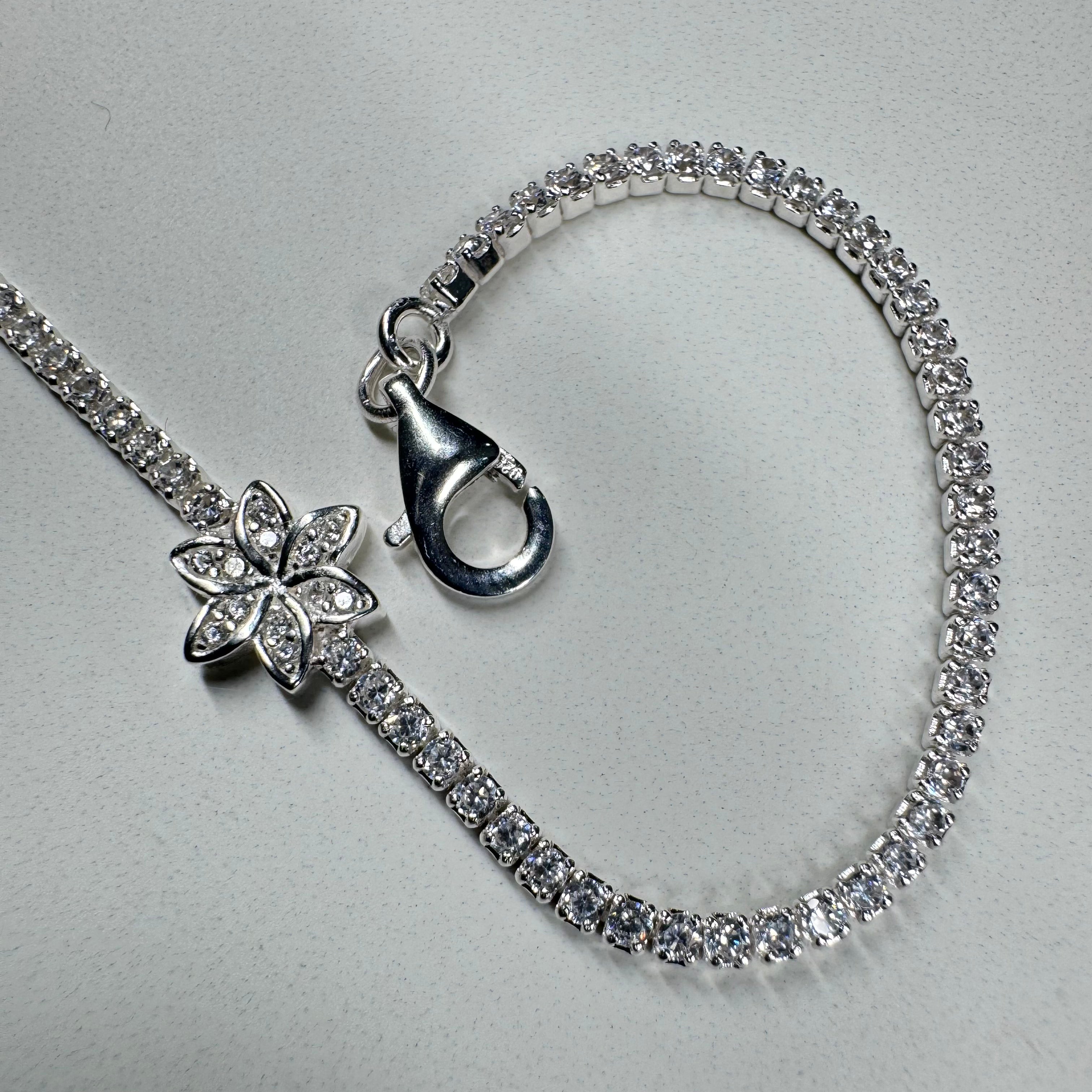 Pulsera Tenis Flor