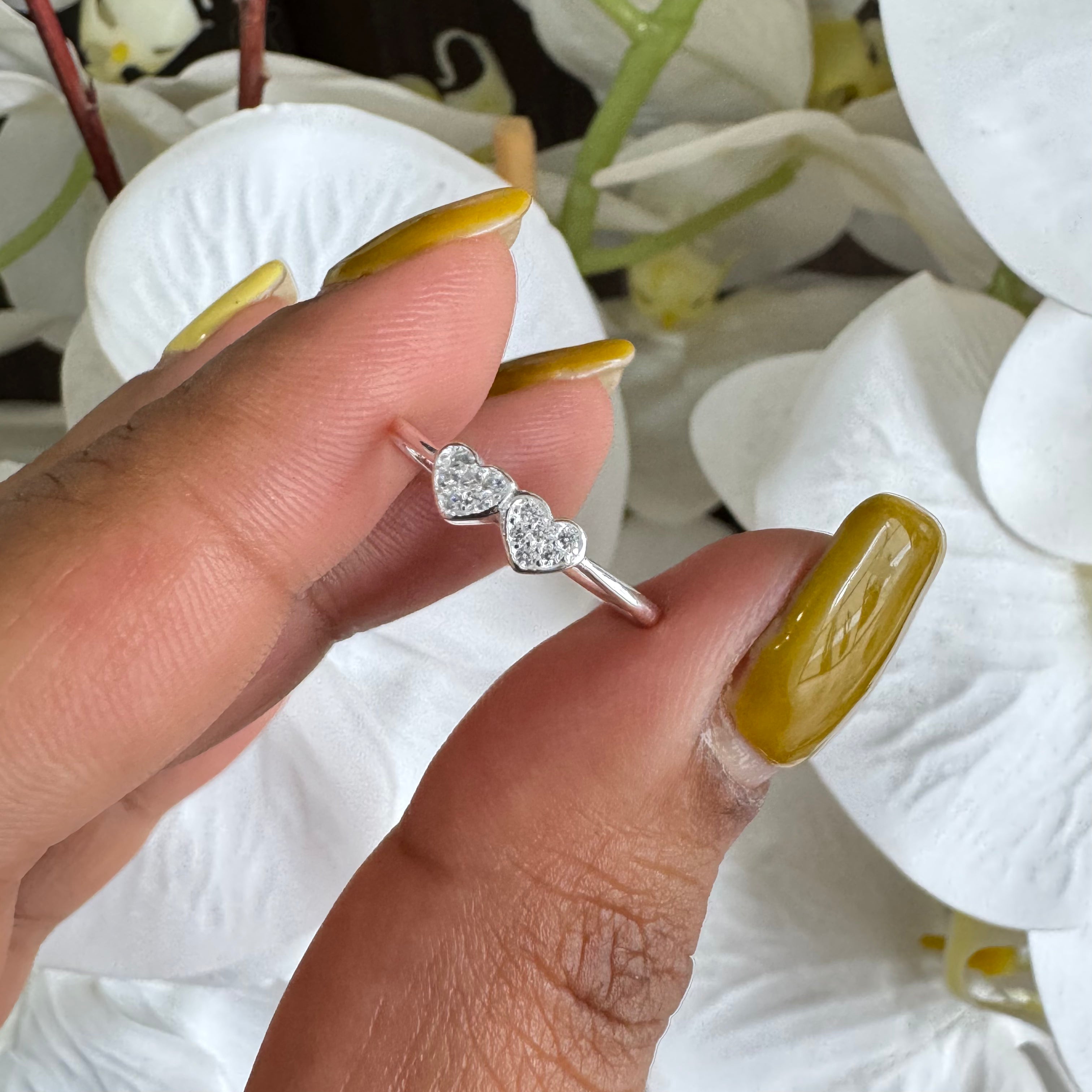Anillo Doble Corazón
