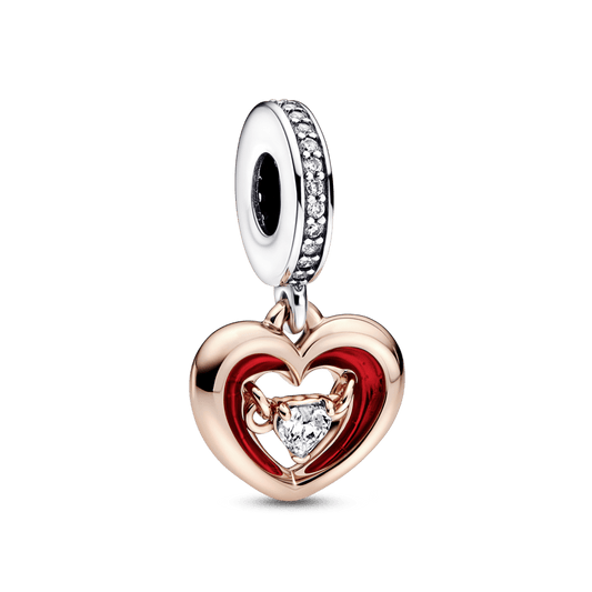 Charm Corazón Zirconia