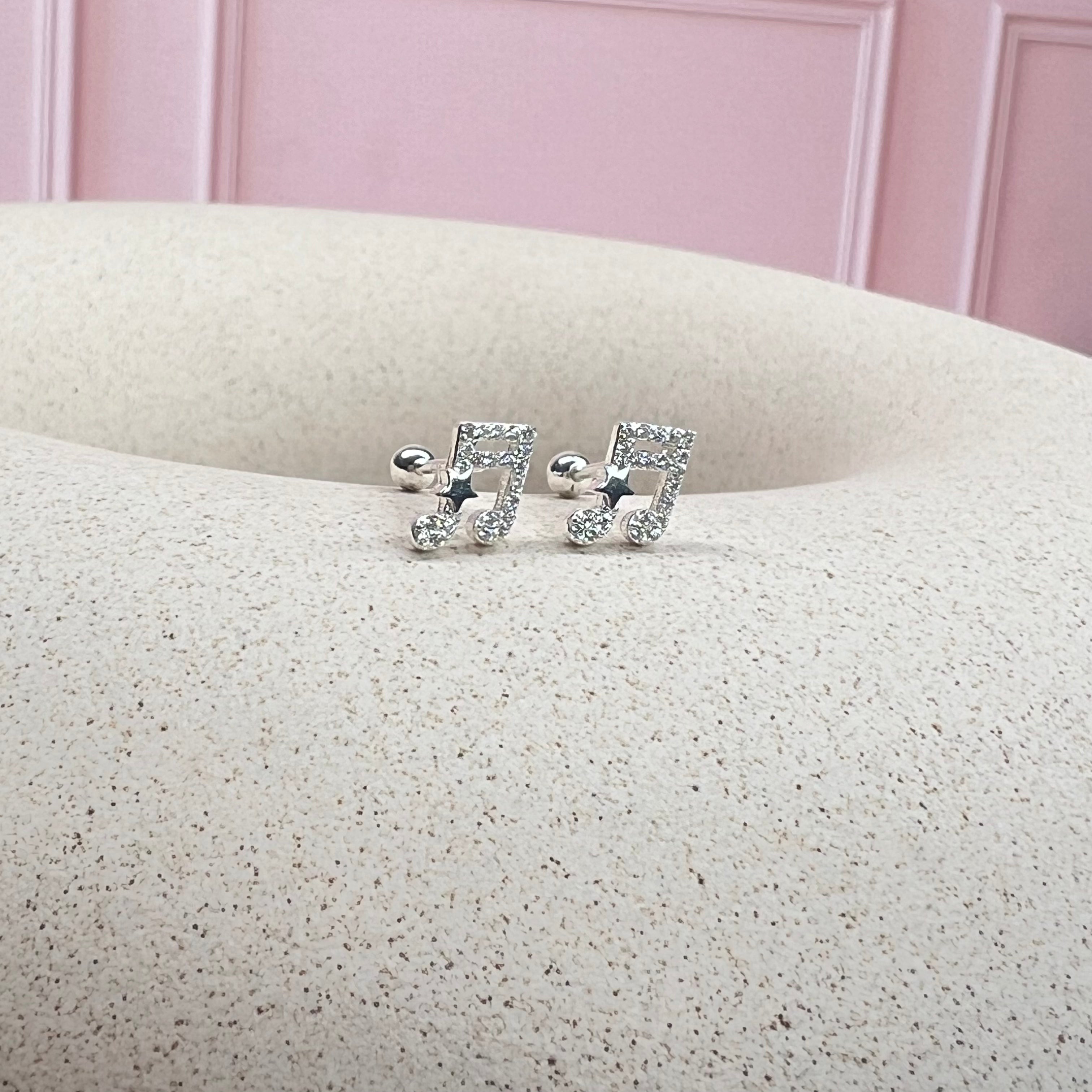 Aretes Nota Musical