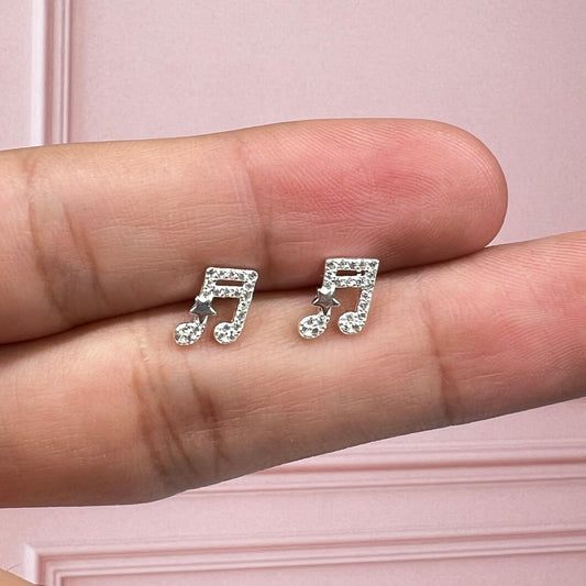 Aretes Nota Musical