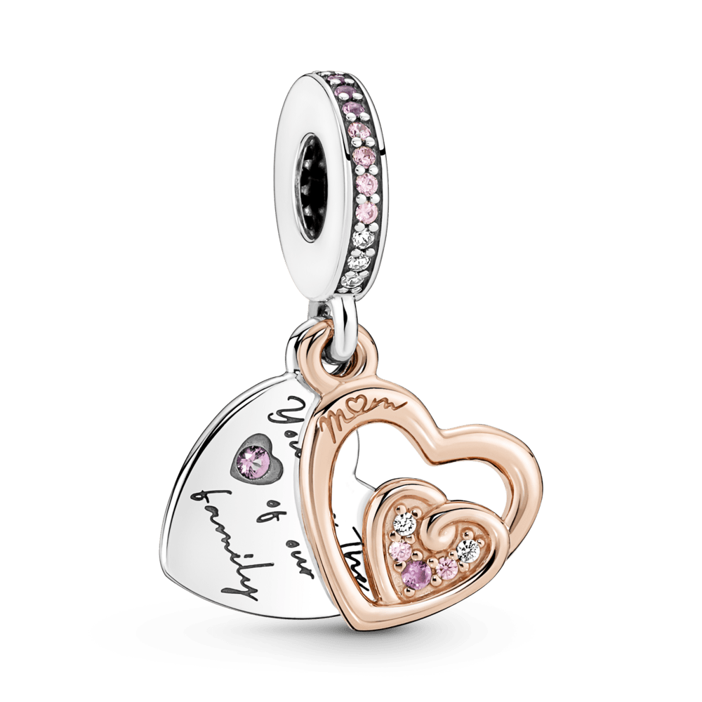 Charm Corazón Doble