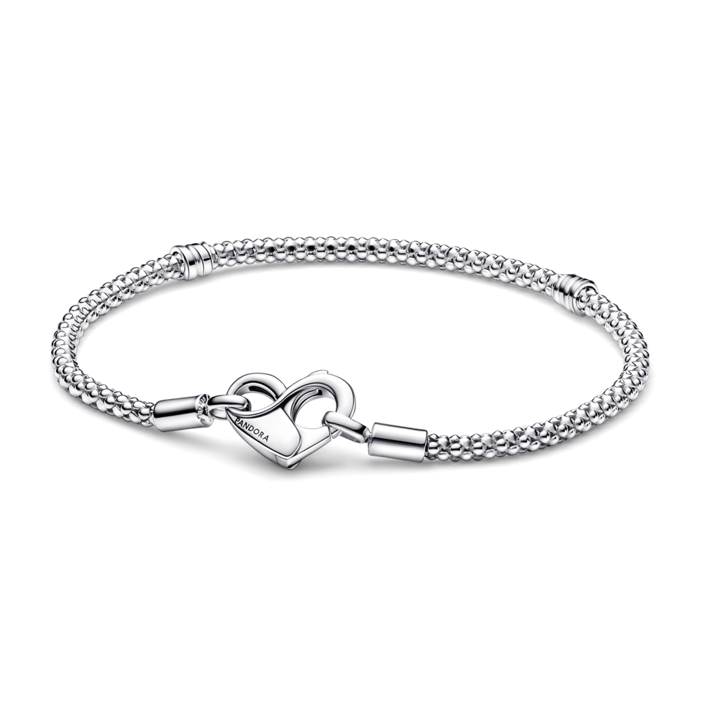 Pulsera Flexible Corazón Anudado