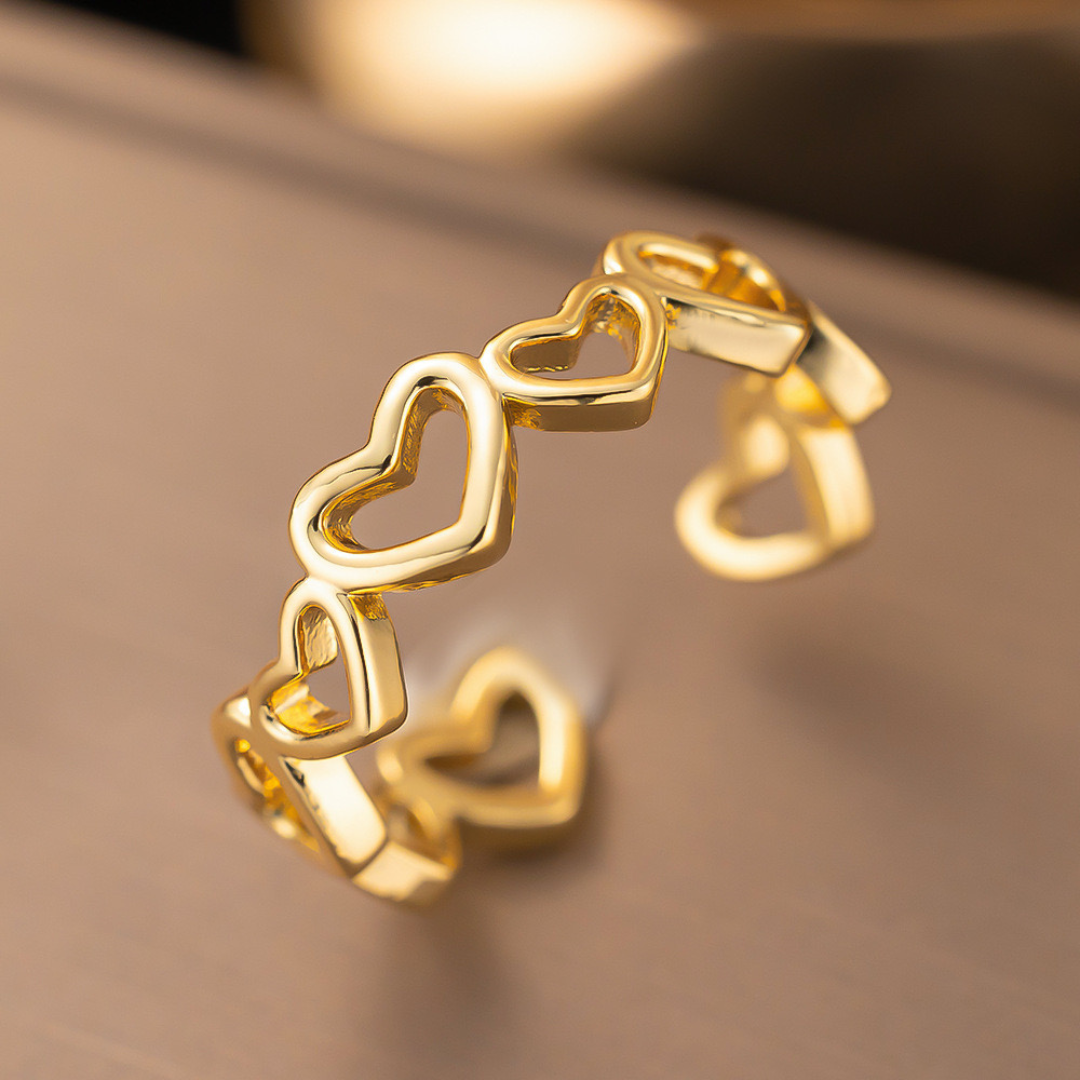 Anillo Corazones