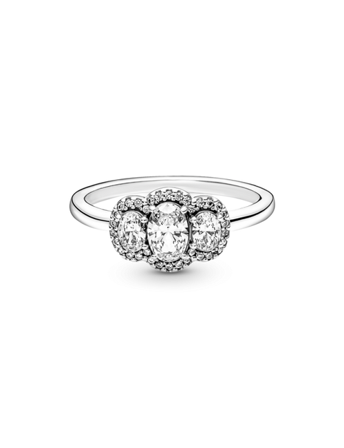 Anillo 3 Zirconias