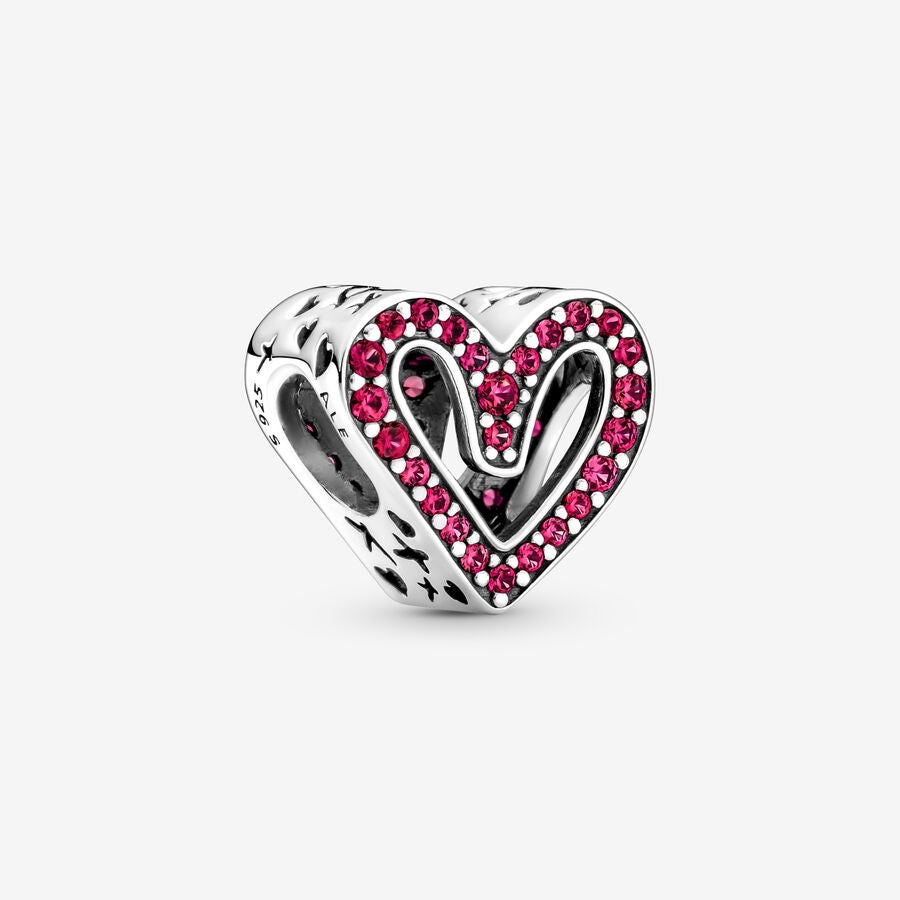 Charm Corazón Zirconia