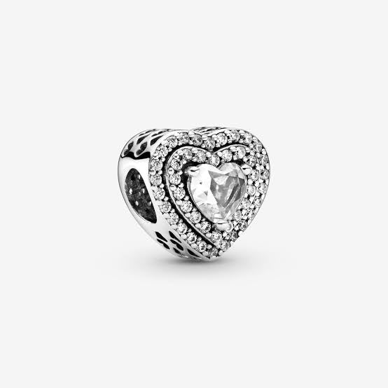 Charm Corazón Zirconias