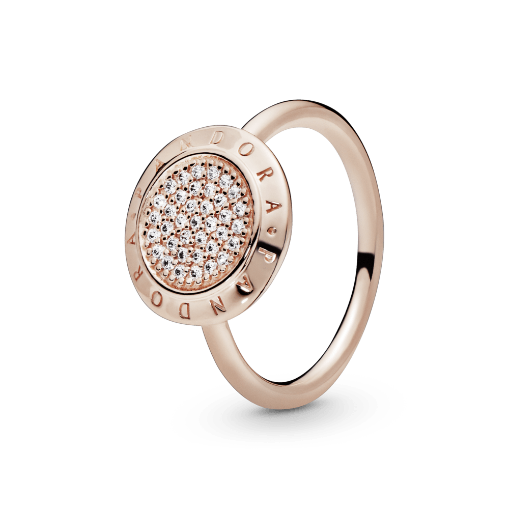 Anillo Logo Clasico Gold Rose
